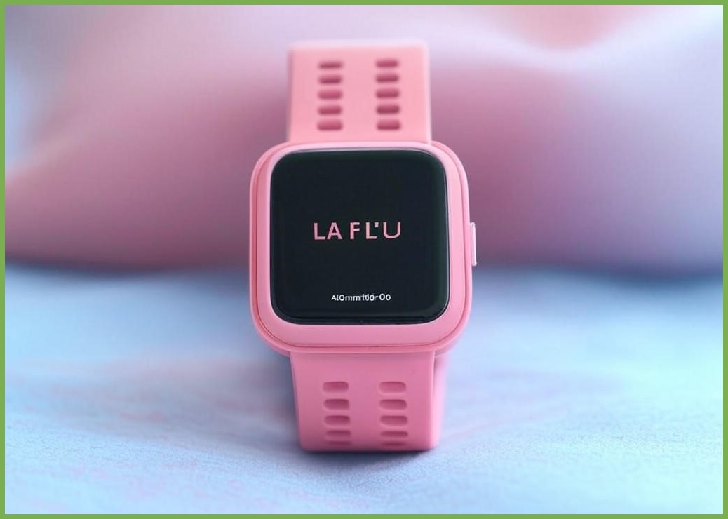 라플루 웨어러블 블루투스 통화 스마트워치 RS-05, 핑크, 46mm, 블루투스 - 이미지 1