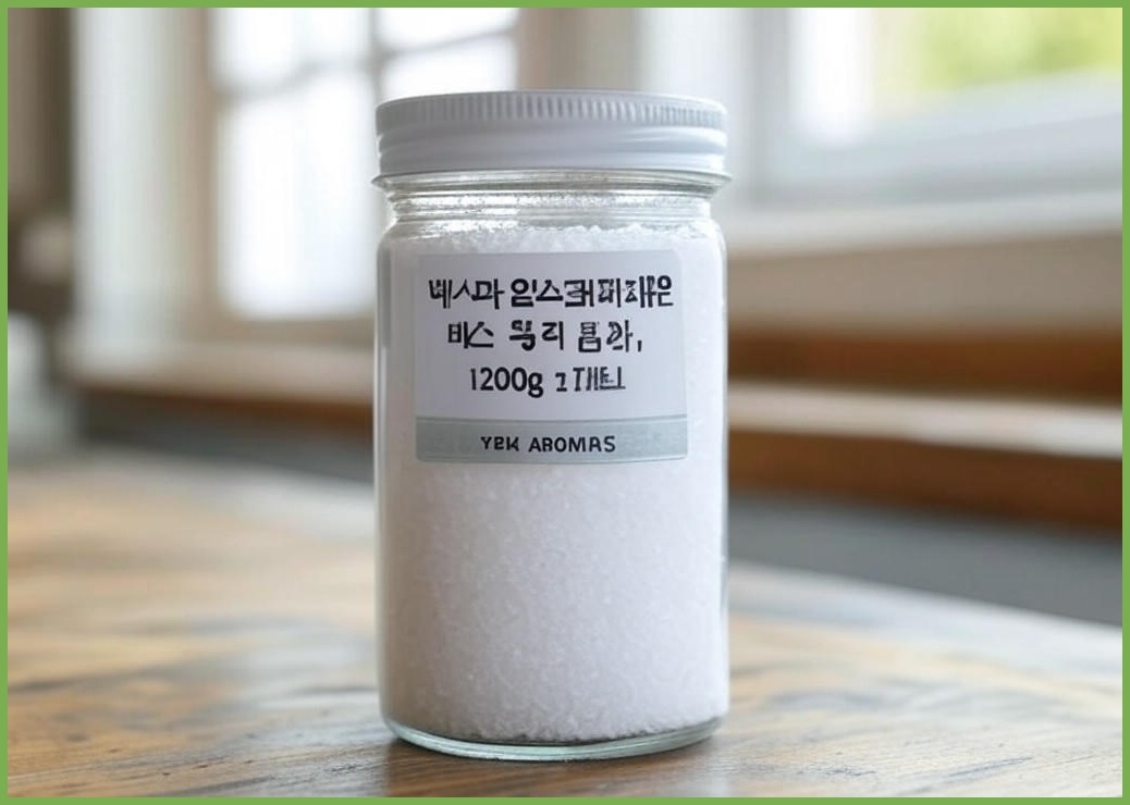 바스파 오스트레일리안 바스 솔트 유자향, 1200g, 1개 - 이미지 2